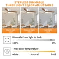 thumbnail image 5 of 42 Inch Ceiling Fan with Light and Remote, Modern Flush Mount Low Profile Fan, 6 Speed Reversible DC Motor, Dimmable LED for Bedroom Farmhouse Patio Indoor Outdoor, 5 of 10