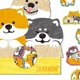thumbnail image 2 of Lindo Perro Shiba Inu Pegatina 30 pegatinas de perro Shiba Inu, manual creativo, pegatinas DIY (multicolor) Ehuebsd Libre de BPA, 2 of 7