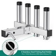 thumbnail image 4 of QinaQin Fishing Rod Holder for Car Link Tube, Fits 1.6 Inch Hitch Receiver, Adjustable Stainless Steel Pole Rack with Quick Release, 4 of 7