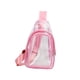 thumbnail image 2 of Mochila transparente de PVC tipo bandolera Strade Fareast Limited rosa, 2 of 8