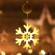 thumbnail image 4 of Luces navideñas para ventana Fiudx Decoración navideña con ventosa LED, 4 of 7