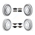 thumbnail image 1 of Transit Auto Front Rear Coated Disc Brake Rotors and Semi-Metallic Pads Kit for Car 2015 Subaru Legacy 2.5L KGS-101736, 1 of 11