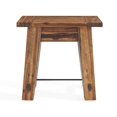 thumbnail image 3 of Alaterre Meuble Durango Table d'Appoint Industrielle en Bois 27"W, 3 of 8