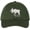 Olive, variant on Moose Embroidered Baseball Cap | Maine Wildlife Outdoor Adjustable 100% Cotton Dad Hat for Men & Women (Olive)