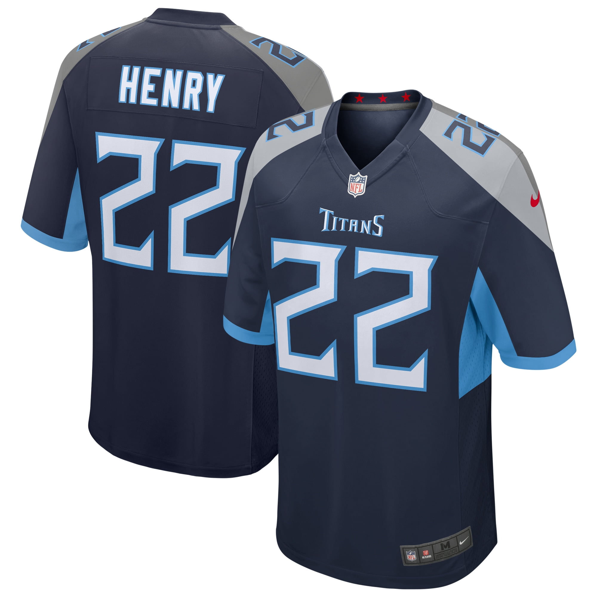 Men's Nike Derrick Henry Navy Tennessee Titans Game Jersey - Walmart.com