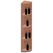 Quarter Round Shelf Wine Rack