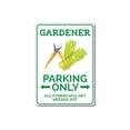thumbnail image 2 of Gardener Parking Novelty Decor, Metal Wall Sign - 10x14 Inches, 2 of 4