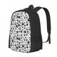 thumbnail image 1 of Fotbe Black Footprints Mochila para Hombre y Mujer - Tela Oxford 600D Resistente - Mochila Impermeable de Gran Capacidad para Escuela, Viajes y Senderismo, 1 of 6