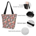 thumbnail image 6 of Kll Tote Bag For Women Foxes Print Shopping Grocery Reusable Bags For Office School Shopping Travel, 6 of 8