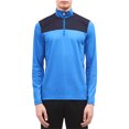 thumbnail image 1 of Calvin Klein Liquid Touch Colorblocked Sudadera para Hombre, Azul, X-Large Calvin Klein Camisa de entrenamiento, 1 of 1
