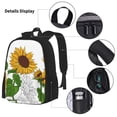 thumbnail image 3 of Balery Plump Sunflower And Sketch Mochila Escolar 3 en 1 para Niños - Mochila Resistente con Lonchera Térmica y Estuche - Mochila Escolar para Niños y Niñas, 3 of 7