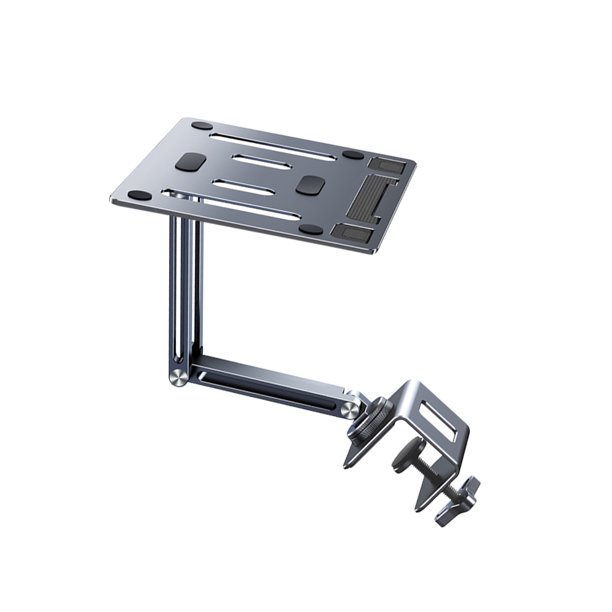 Tholdsy Soporte de lectura de libros de aleación de aluminio, estable, Universal, giratorio de 360 grados, para escritorio, tableta, Videojuegos y accesorios Tipo 1 Gris