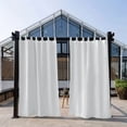 thumbnail image 3 of DaiRui Size Top Tab Waterproof Outdoor Patio Blackout Curtain Set Size 9, 3 of 4