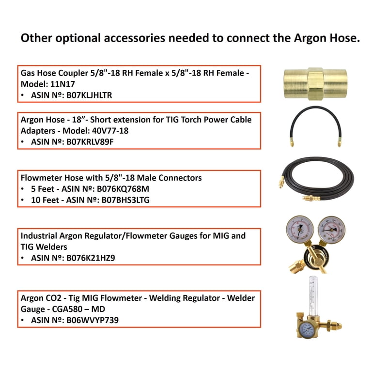 SÜA Water Cooled TIG Torches – 20 & 18 Series – 3-Piece Cable – SWT-WP