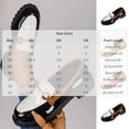 thumbnail image 3 of OKBOP Women's Patent Leather Loafers, Round Toe Buckle Strap, 3 of 5