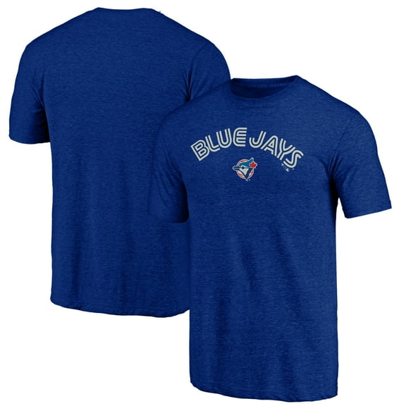 Men's Royal Toronto Blue Jays Cooperstown Series Sweep Tri-Blend T-Shirt