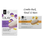 Olay Age Defying & Ultra Moisture Bar Soap with Vitamin E and Vitamin B3 Complex Beauty Bars (Combo Pack)
