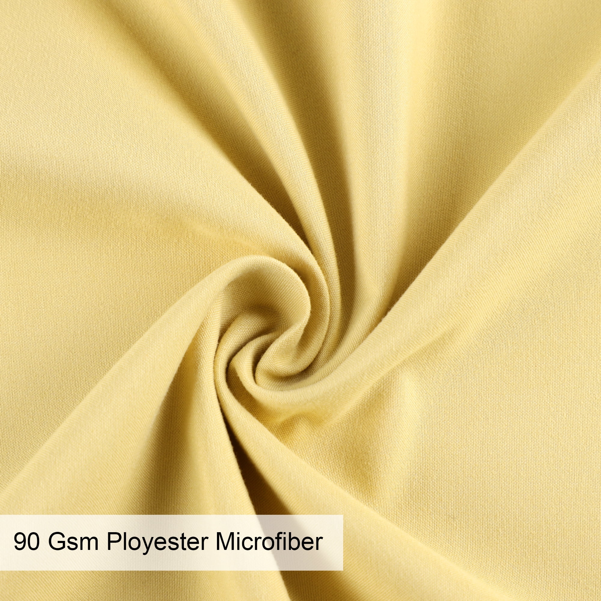 Unique Bargains Long Pillowcases Microfiber Body Pillow Covers Gold 20"x48"
