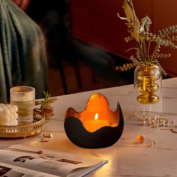 Tazas de velas aromáticas de cáscaras de huevo, cera de soja, regalo de cumpleaños, ideas aromáticas, regalo de Navidad, taza de vela de hierro
