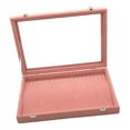 thumbnail image 5 of Esquirla Velvet Jewelry Display Organizer Tray Holder Storage Showcase Container F Large 3, 5 of 5