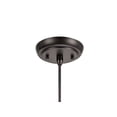 thumbnail image 2 of Aspen Creative 75007 Two-Light Hanging Pendant Ceiling Light with Transitional Drum Fabric Lamp Shade, Silver Grey, 18" width, 2 of 3