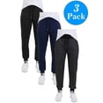thumbnail image 3 of Men's Jogger Sweatpants With Zipper Pockets (3-Pack), 3 of 5