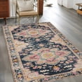 thumbnail image 3 of Area Rug 3x5 Ft, Vintage Boho Non Slip Area Rugs for Bedroom, Middle Century Western Geometric Abstract Art Washable Low Pile Accent Carpet for Indoor Kitchen Nursery Dining Room Office Front Door, 3 of 9