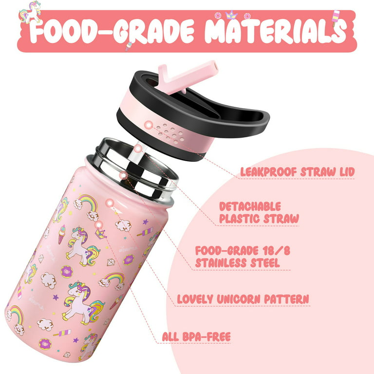 Portable Stainless Steel Thermos Children