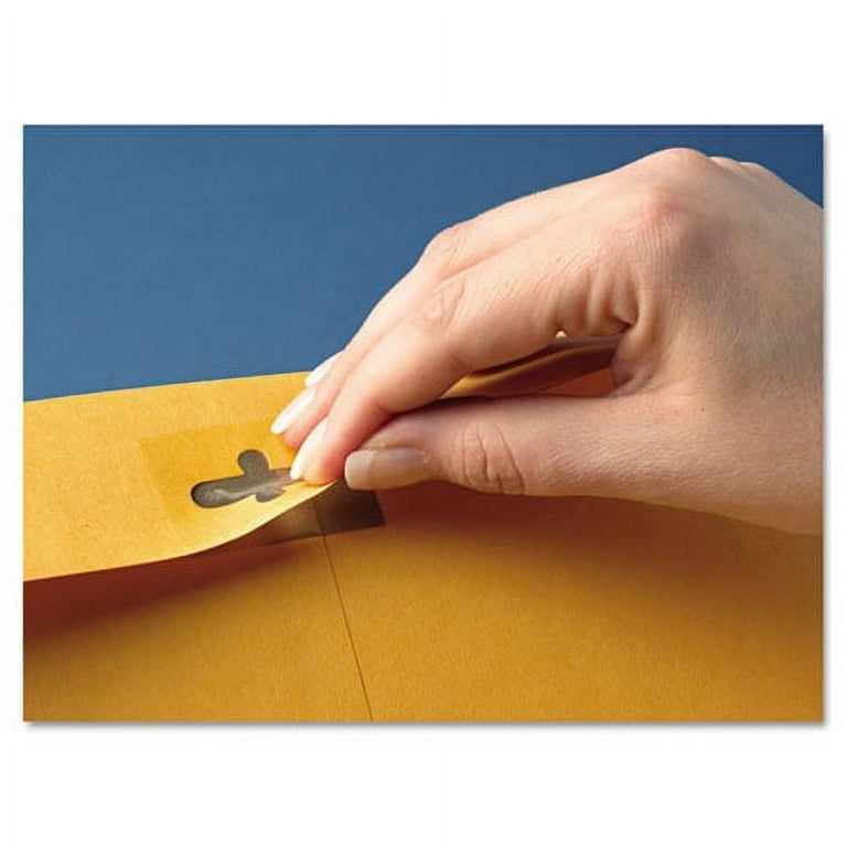 Postage Saving ClearClasp Kraft Envelope, #90, Cheese Blade Flap, ClearClasp Closure, 9 x 12, Brown Kraft, 100/Box Postage Saving ClearClasp Kraft Envelope, #90, Cheese Blade Flap, ClearClasp Closure, 9 x 12, Brown Kraft, 100/Box