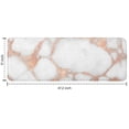 thumbnail image 7 of White Rose Gold Marble Kitchen Rug Mat,Kitchen Runner Rugs Non Skid Washable,Decorative Kitchen Floor Mats for Kitchen,Sink,Laundry,17"x47.2", 7 of 7