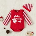 thumbnail image 6 of RIJOPUTY Boys Christmas Outfit Christmas Baby Girl Outfit Onesie for Baby 9 Month Baby Boy Clothes Girls 2 Piece Sweatsuit Outfits 3 T Boys Clothing, Red 0-6 Months, 6 of 6