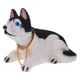 thumbnail image 3 of Sacudiendo la cabeza Decoración para perros Adorable Adorno para el automóvil Adorno de escritorio para el automóvil Tienda para el hogar (Husky), 3 of 7