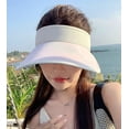 thumbnail image 6 of CoCopeaunts Sun Visor Sun Hat Womens Beach Hat Widened Hat Brim Ponytail Cap Super Sun Protection Hat Hiking Fishing Travel 2023, 6 of 6