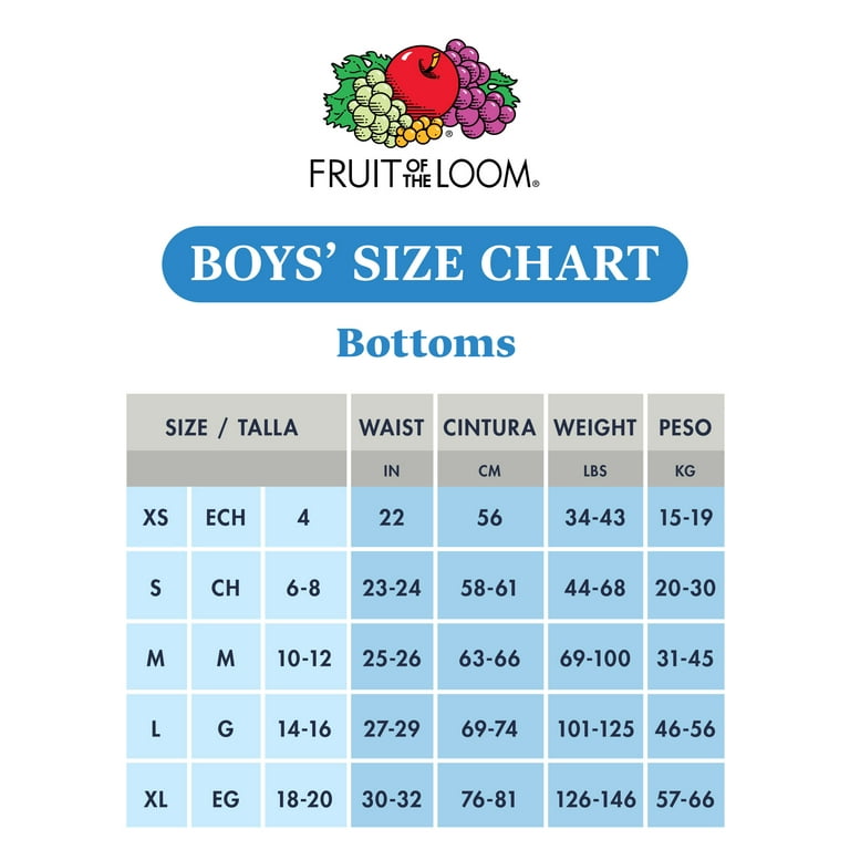 Fruit of the Loom Boys' Cotton Fashion Briefs, 10 Pack