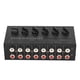 thumbnail image 5 of Mini mezclador estéreo de 6 canales, Control de volumen independiente, mezclador pasivo portátil para PC, CD y portátil, 5 of 12