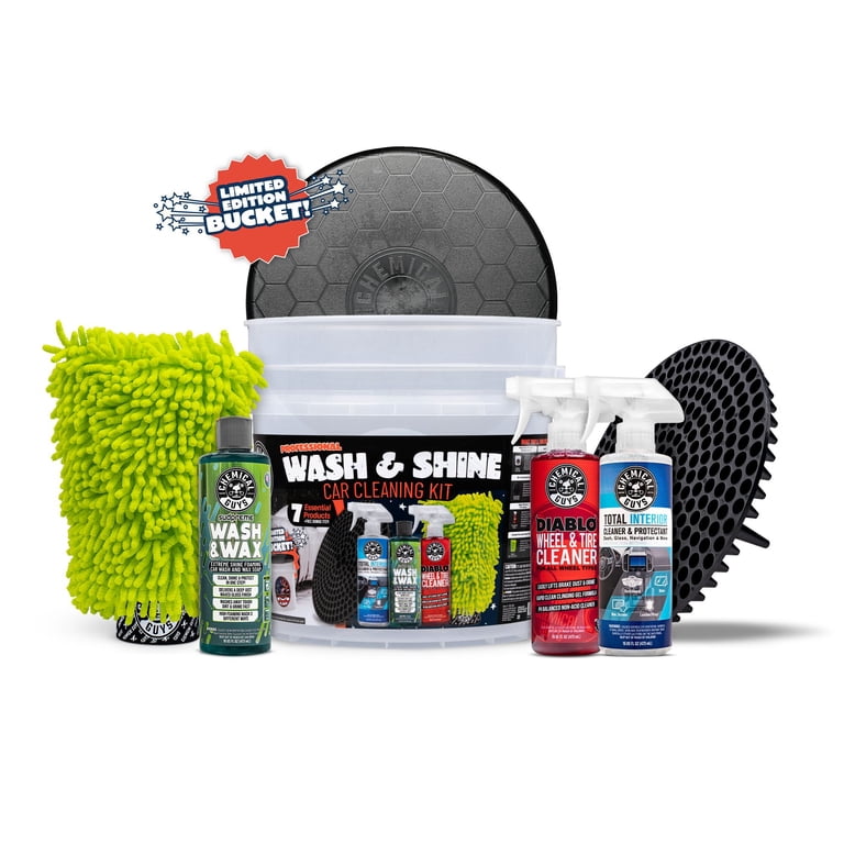 Chemical Guys Professional Wash & Shine Car Cleaning Kit - Walmart.com