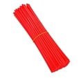 thumbnail image 4 of 72 Uds. Fundas decorativas para radios de bicicleta, cubiertas universales decorativas para radios, para bicicleta de montaña y niños, color rojo, 4 of 5