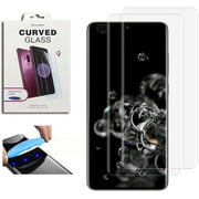 Galaxy S20 Ultra Screen Protector Tempered Glass Liquid, Ultra-Thin Full 3D Curved Edge Tempered Glass 100% Touch