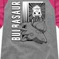 thumbnail image 3 of Pokémon - Bulbasaur Anime Battle- Girls Raglan Graphic T-Shirt, 3 of 5