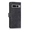 thumbnail image 6 of Allytech Wallet Flip Case for Google Pixel 7 Pro with Stylish Orchid Butterflies Embossed Pattern, Premium PU Leather Kickstand Magnetic Clasp Shockproof Case with Card Holder & Wrist Strap, Black, 6 of 7