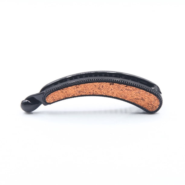 Fiudx Horquilla para El Pelo con Forma de Plátano y Diamantes de Imitación de Cristal para Mujer, Accesorio para El Cabello