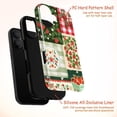 thumbnail image 4 of Strawberry Patchwork Phone Case, Red Gingham Collage iPhone Cover, Cute Cottagecore Protective Case for iPhone 17 16 15 14 13 12 11 Pro Plus Mini, 4 of 6