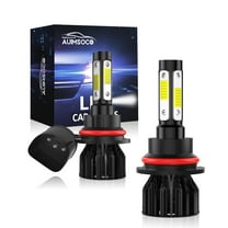 LED Headlights 6000K 9007 For Ford Focus 2005 2006 2007, 4000LM Super White High Low Bulbs, Non-polarity 300% Brighter Easy Install, Plug-N-Play Halogen Replacement, 2x