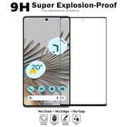 Xpression Tempered Glass Screen Protector for Google Pixel 7 Pro Full Screen Coverage, 3D Curved Edges 9H Hardness Clear Tempered Glass [ Clear Black ]