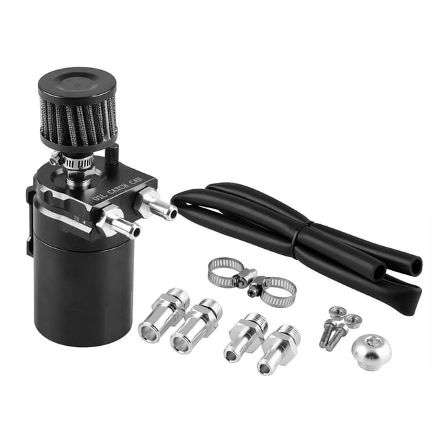 Maoww Car Oil Catch Can 300ml Remplacement Modifié PVC Tube Étanche Antirouille Automobile Réservoir Partie Accessoires avec Filtre