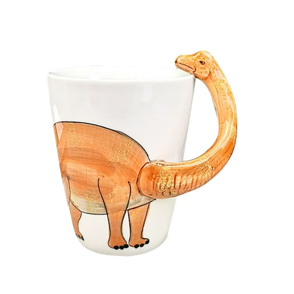 TIMIFIS Mug Cup Thai Hand-Painted Three-Dimensional Mug Ceramic Coffee Cup Birt Kitchen Gadgets
