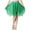 Green, variant on JGGSPWM Womens Tulle Asymmetrical Mini Skirt Solid Color Elastic Waist Costume Performance Clothing Latin Belly Dance Sequined Irregular Skirts Blue One Size