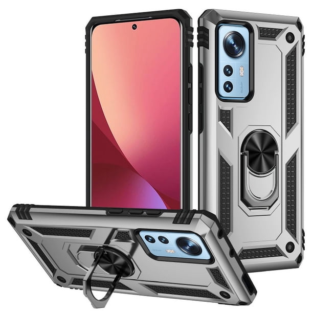 Funda de teléfono Cuarey Uso Rudo Shockproof para Xiaomi 12/12X con Cristal 9D