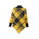 thumbnail image 1 of Sonducket Capa de mujer de fibra acrílica portátil de moda invierno otoño reemplazo cálido mantener a prueba de viento niñas capa abrigo ropa Abrigos y chamarras Amarillo Sonducket AP013390-01, 1 of 6