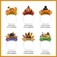 thumbnail image 3 of PRETXORVE Thanksgiving Decorations, Fall Decor, 6 Pieces Thanksgiving Party Decor Headbands for Kids Children's Festival Hair Accessories Photo Prop Party Decor Headbands, 3 of 7